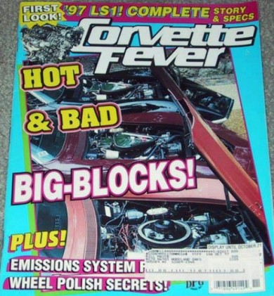 CORVETTE FEVER 1996 NOV - RAT POWER, NEW LS1, '73 EMISSION, '97 LS1, '86 CONV